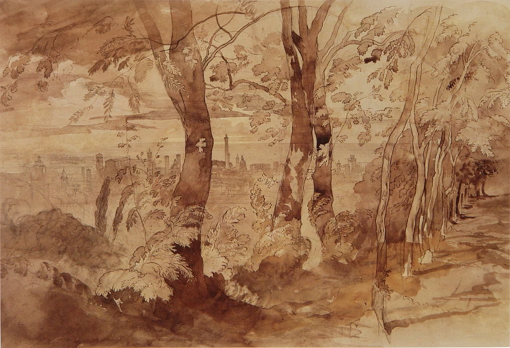 Veduta di Bologna, 1845